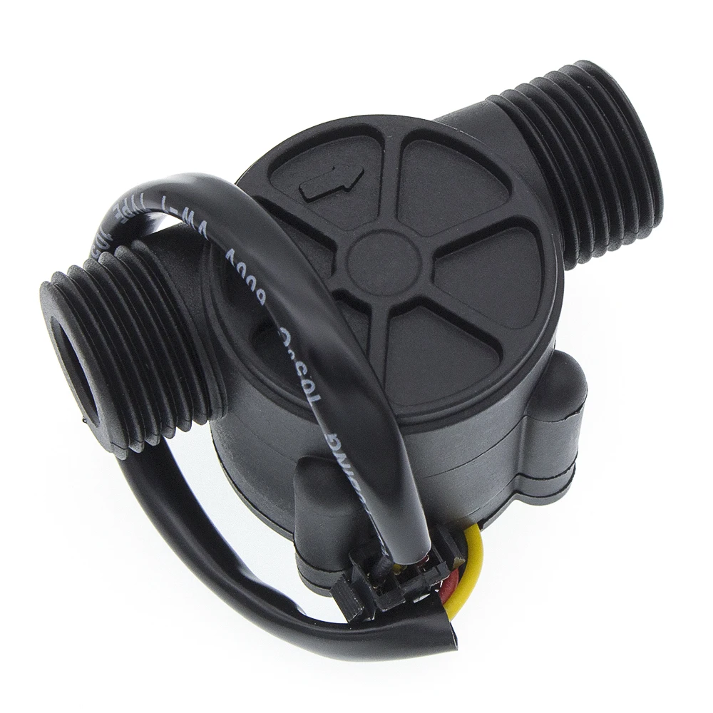 YF-S201 12V Water Flow Sensor DC 5-18V Flowmeter Hall Flow Sensor Water Control Liquid Flow Sensor Switch 1-30L/min 2.0MPa