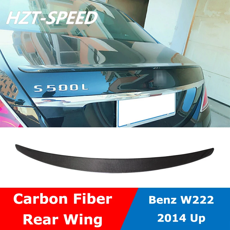 

AMG Style Carbon Fiber FRP Material Rear Trunk Wing Spoiler For Mercedes-Benz W222 S300 S320 S400 Modify 2014 Up
