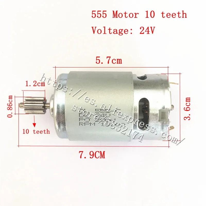 Children\'s electric car DC motor, kid\'s ride on car 24V and 12V  6V motor,baby toy car engine 570 / 550 /555