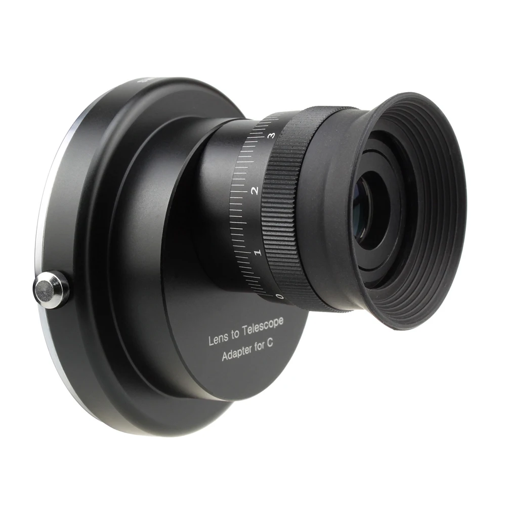 Lens To Telescope Adapter DIY 4th Generation Lens Scope Converter
