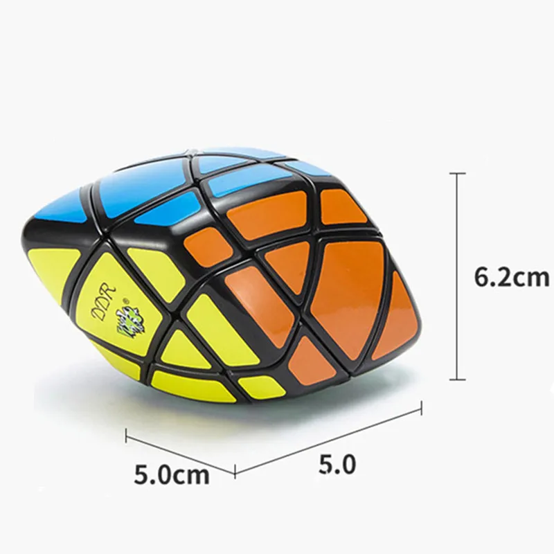 Lanlan-子供のためのひし形の魔法の立方体,魔法のパズル,教育玩具,ダイヤモンドコレクション,ジョン,曲線,6軸,六面体