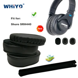 Replacement Ear Pads for Shure SRH440 SRH-440 SRH 440 Headset Parts Leather Cushion Velvet Earmuff Earphone Sleeve Cover