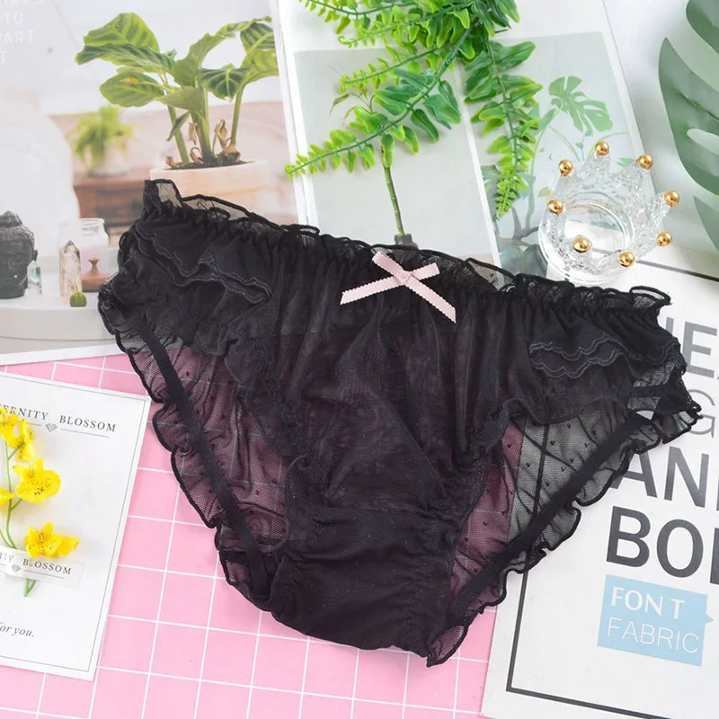 Leechee Japanese Women\'s Panties Cotton Sexy Soft Comfort Girl Seamless Solid Underwear Cute Briefs Low Waist Female Lingerie