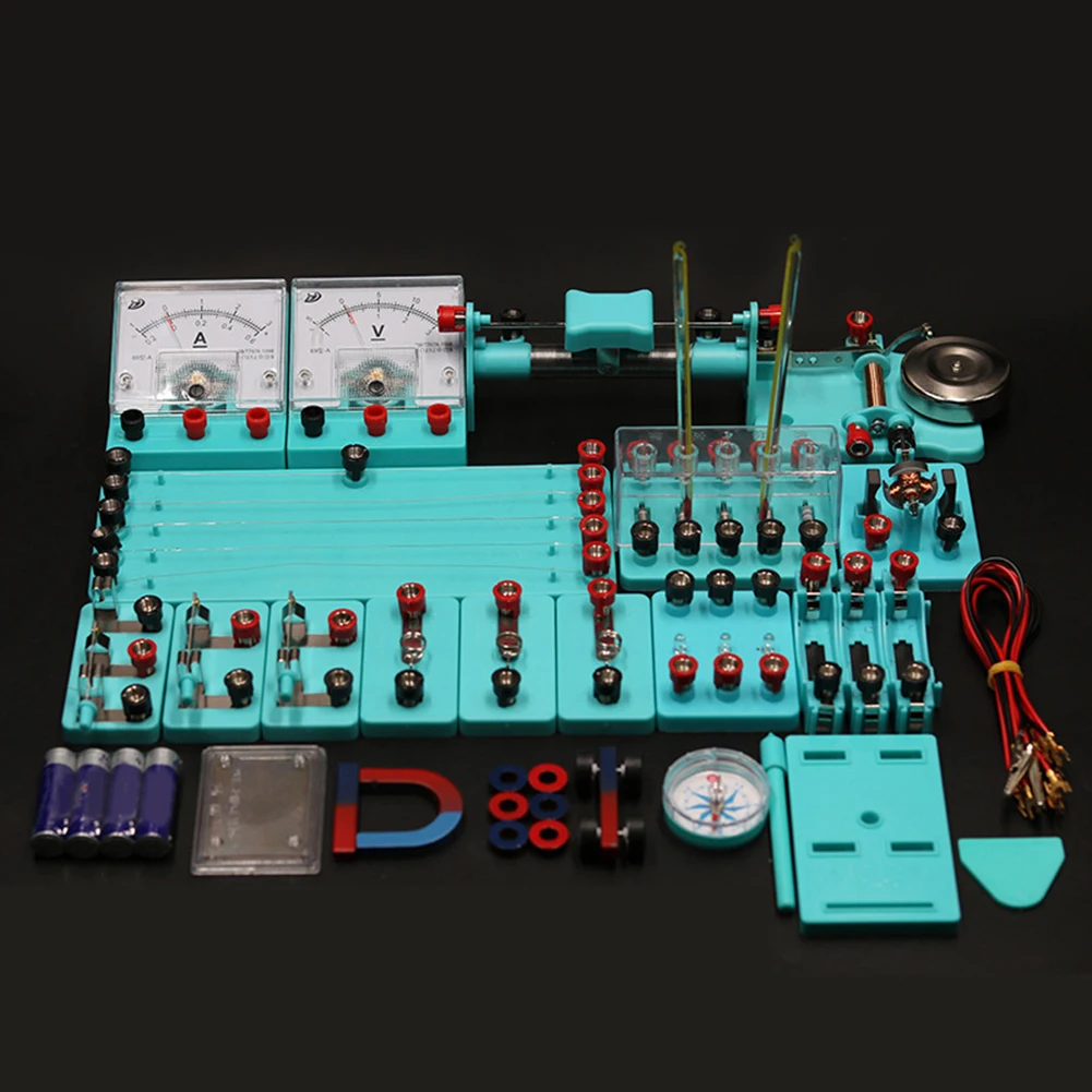 School Physics Labs Basic Electricity Discovery Circuit and Magnetism Experiment kits for Junior Senior High School