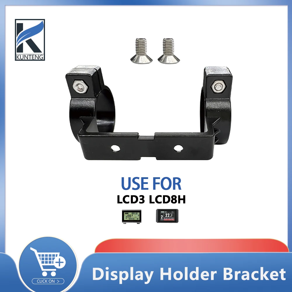 Electric Bicycle KT LCD3 LCD8H Display Holder Bracket Plastic Display Bracket Diameter 22.2mm For Ebike LCD3 LCD8H