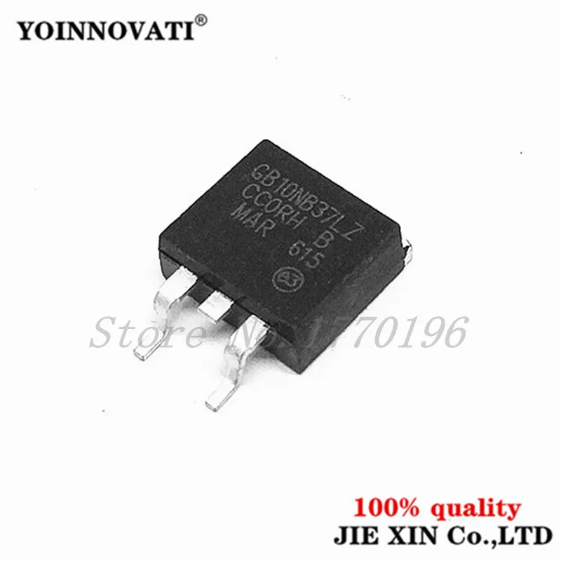 20pcs/lot STGB10NB37LZT4 STGB10NB37LZ GB10NB  440V 20A 125W D2PAK Best quality