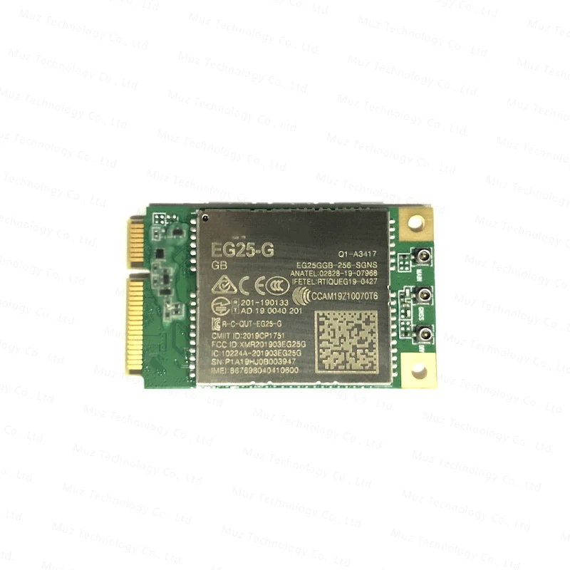 Quectel EG25-G Mini PCIe LTE kategori 4 modülü 4g modülü gsm LTE DL 150Mbps GPS/GLONASS/BeiDou (pusula)/Compass/QZSS (isteğe bağlı)