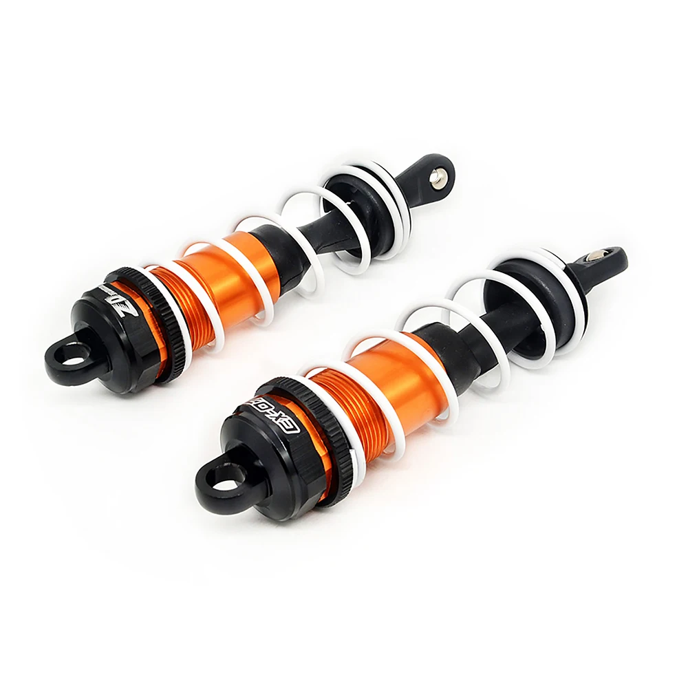 Amortecedor e suspensão para carros de corrida, 2 ou 4 peças, 110mm, para modelos 1/7 zd racing ex07 e 1/8 rc
