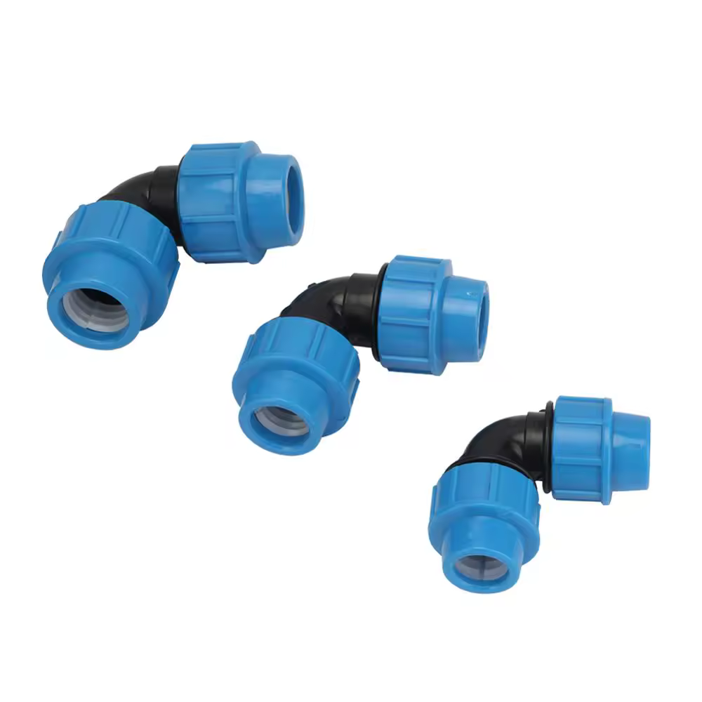 20/25/32mm PVC PE Tube Tap Water Splitter Plastic Elbow Connector Garden Farm Irrigation Water Pipe Hose Joint Accessories 1Pc