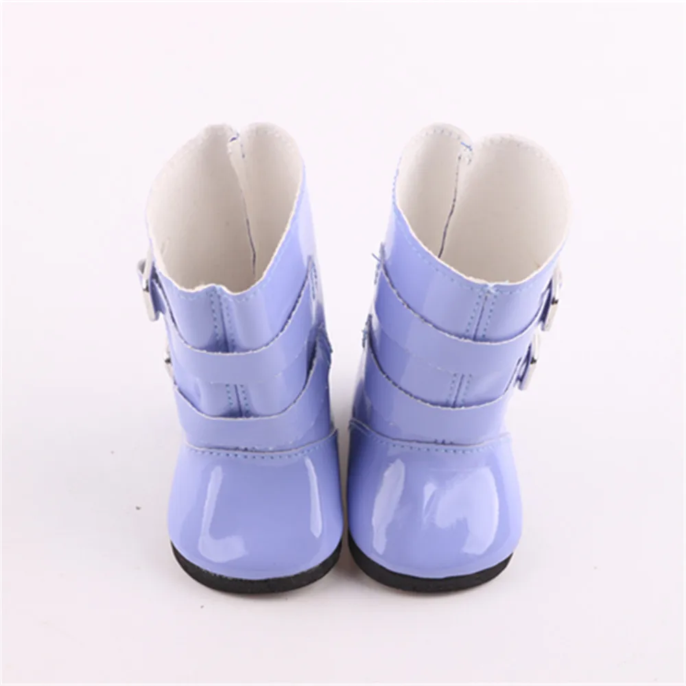 Bottes de pluie en PU pour fille, chaussures à beurre, 18 po, 43 cm, génération Born Reborn, cadeau jouet, Russie, bricolage, américain