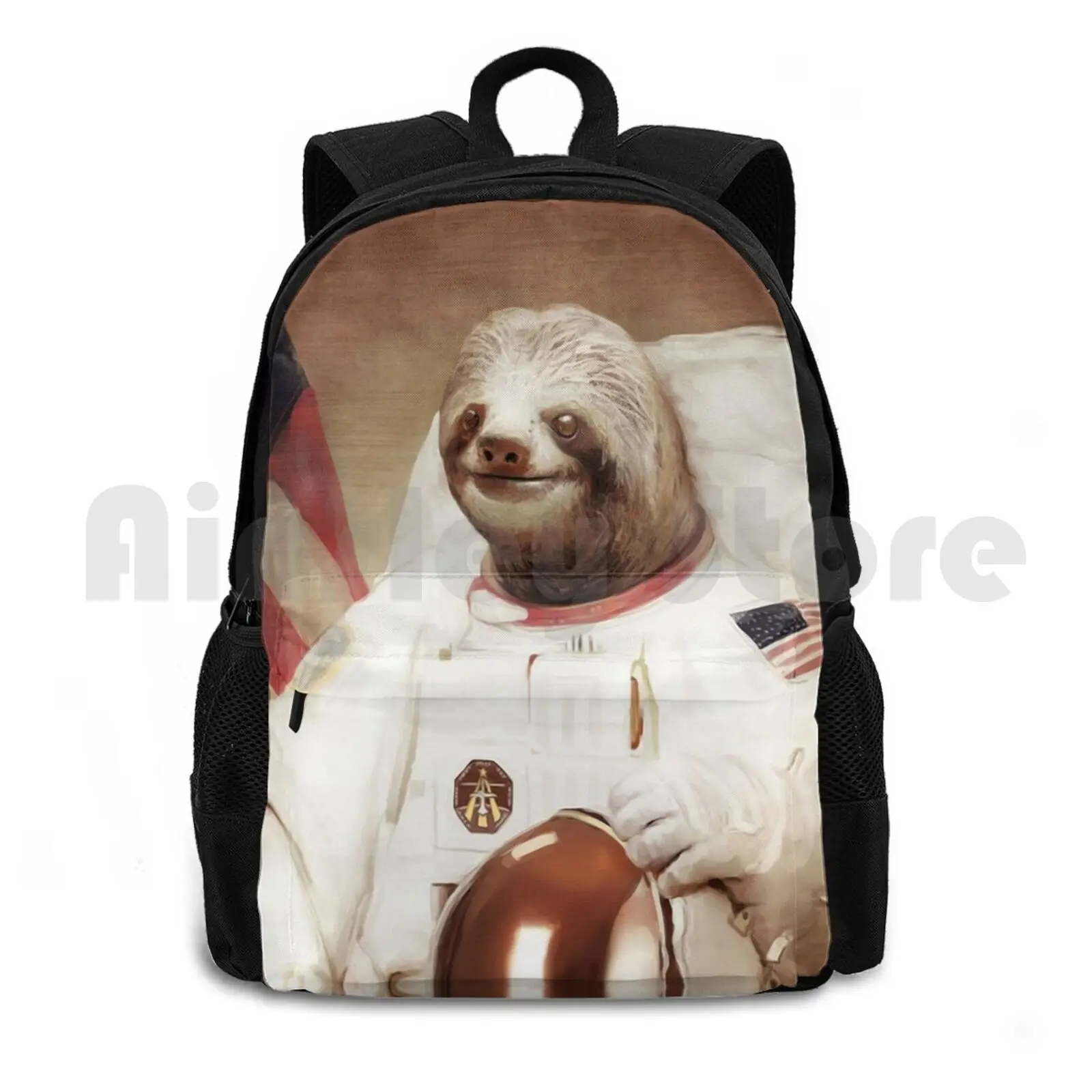 Astronaut Sloth Outdoor Hiking Backpack Riding Climbing Sports Bag Astronaut Sloth Meme Memes Dank Meme Astronaut Sloth Tumblr