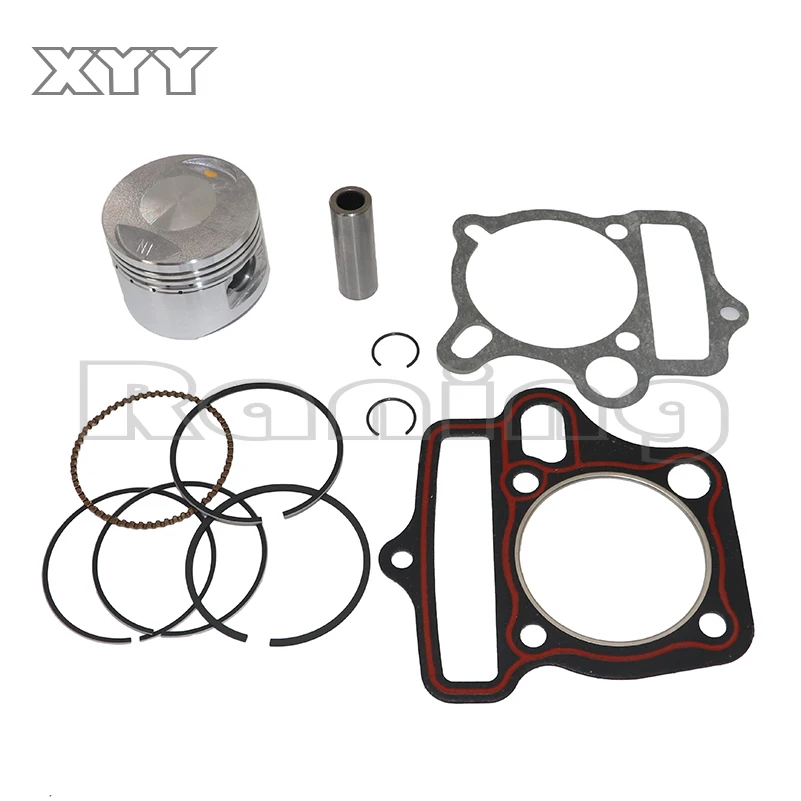 

LIFAN LF 125cc Engine Piston Kit 52.4mm Piston 14mm Pin Piston Ring Set Fit Dirt Pit Bike ATV Quads Go Kart Motorcycle