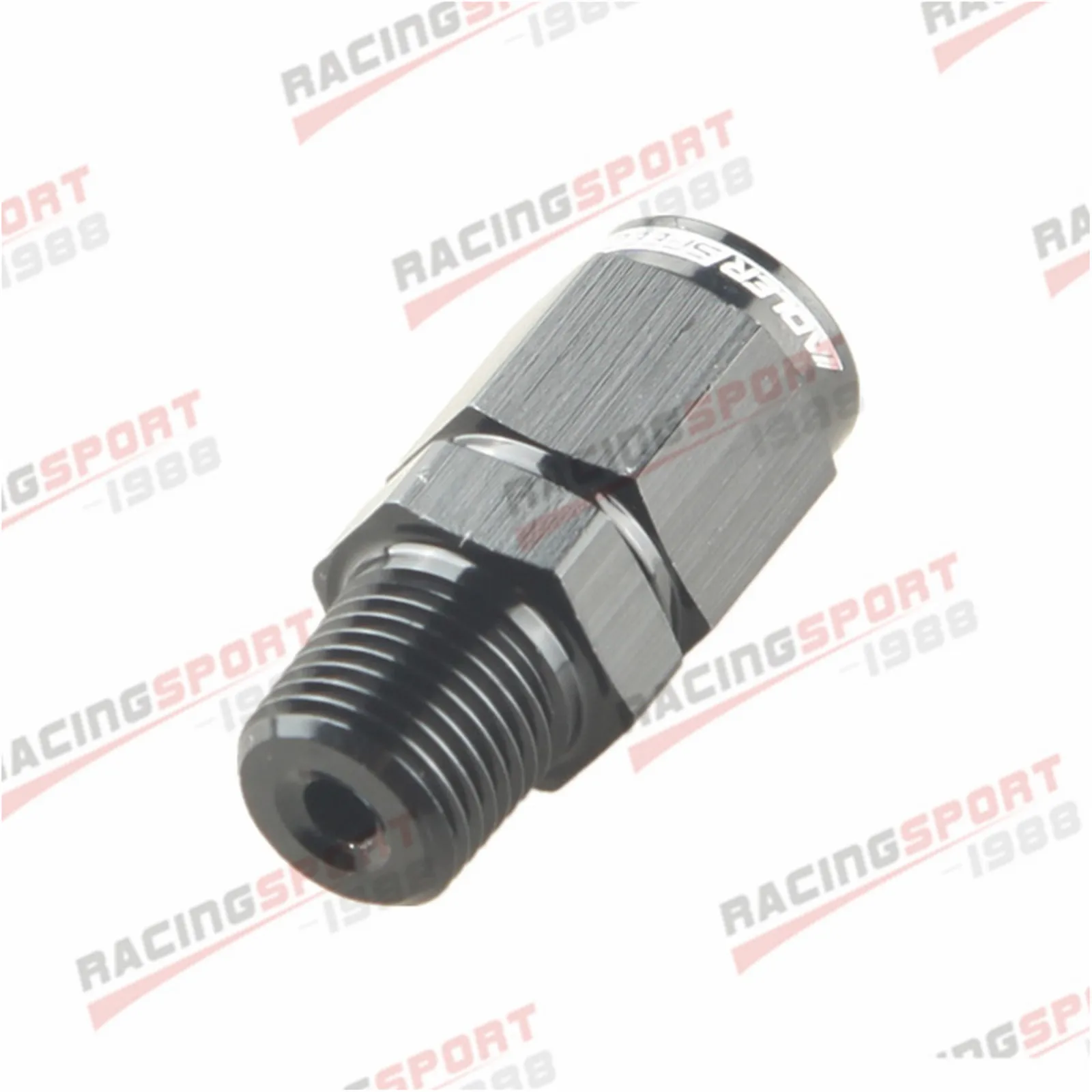 새로운 스트레이트 AN3 암-1/8" NPT 수 어댑터 알루미늄 합금 피팅 블루/블랙