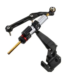 For YAMAHA MT-09 Tracer 900 Tracer 900GT Adjustable Stabilizer Steering Damper With Bracket Mount CNC Motorcycle Accessories