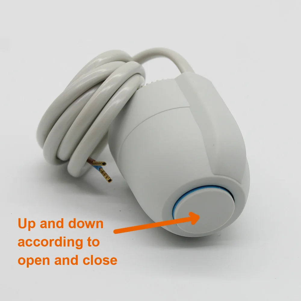 normally open normally close Electric Thermal Actuator For Underfloor Heating Thermostat Thermostatic valve  24V 230V M28X1.5