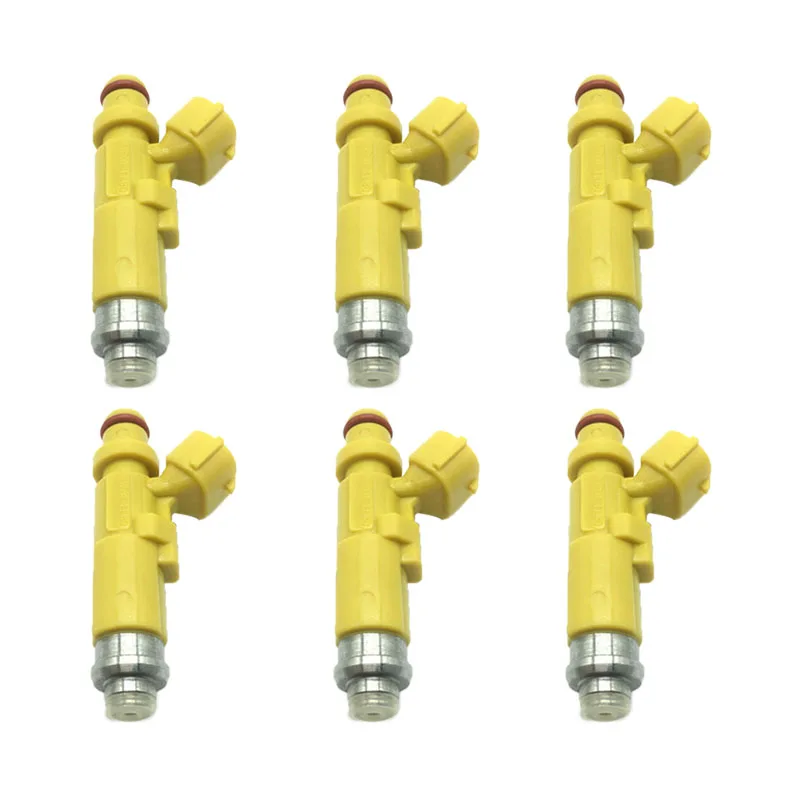 6pcs Fuel Injector OEM 23250-11130 23209-11130 For Toyota Corolla EE111 4EFE EE10# 5EFE Caldina ET196 Auto