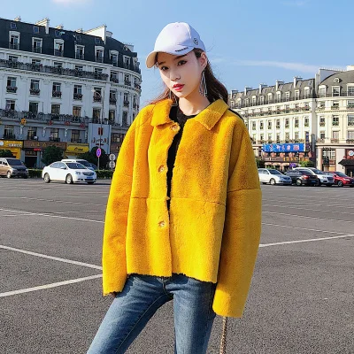 

Top brand Candy New Women Color Faux Fur Coat M4 high quality