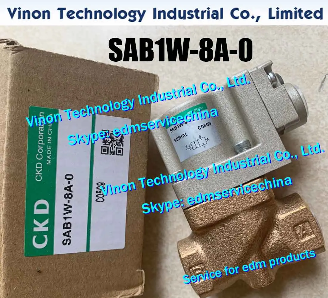 SAB1W-8A-0 edm Solenoid Valve air solenoid valves for Sodic k 2067474 AQ360L,AQ560L series wire cut edm machines