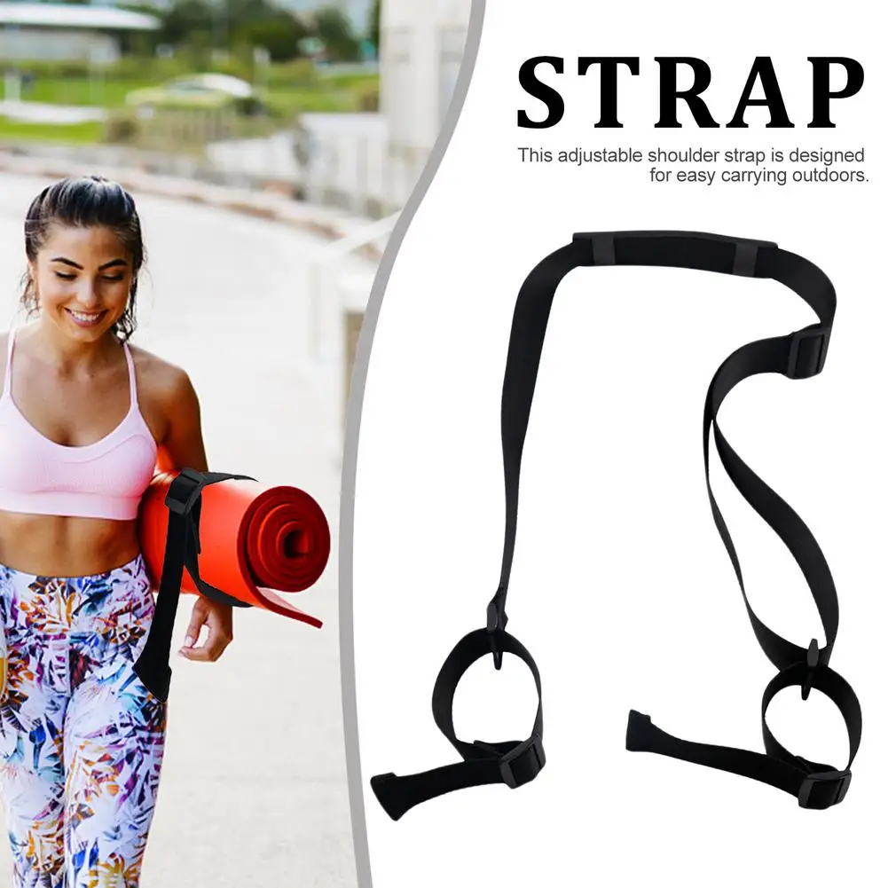 Adjustable Yoga Mat Carry Strap nylon Durable Sport Stretch Strap Gym Waist Leg Fitness Carrying Slings Shoulder Carry Straps