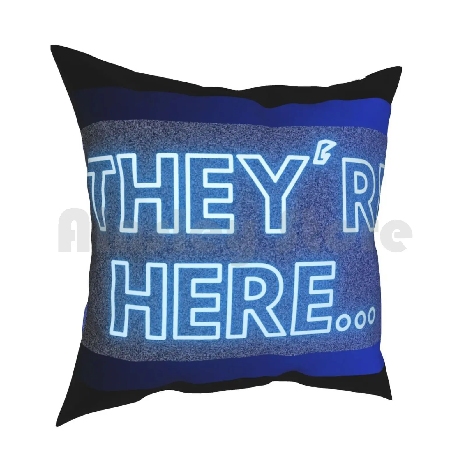 They'Re Here Carol Anne Poltergeist Inspired By Tobe Hooper Pillow Case Printed Home Soft Throw Pillow Poltergeist Carol