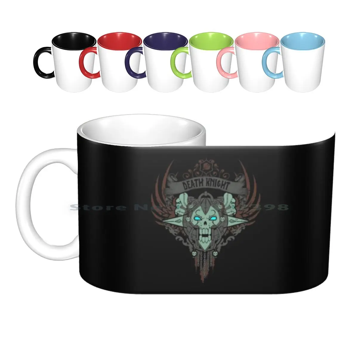 Death Knight-Elite Edition Ceramic Mugs Coffee Cups Milk Tea Mug World Of World Of Alliance World Of Fangirl Wow World Of