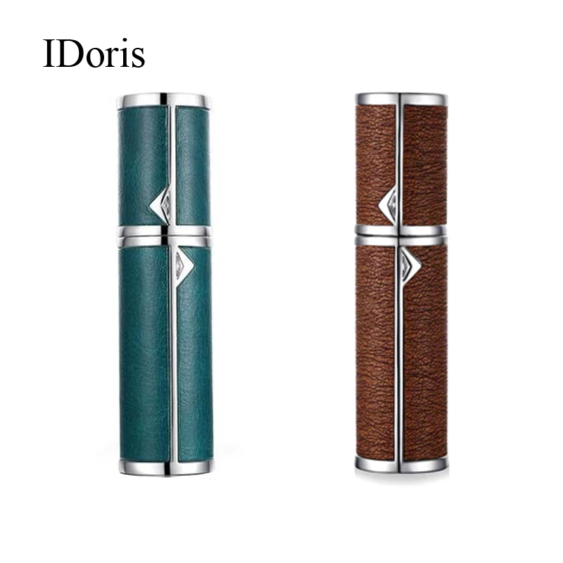 IDoris Pump Aluminum Plain Hot Sale Mini Fashion Perfume Sub-bottle Portable Travel Perfume Bottle Spray Empty Bottle 5ml 2PC