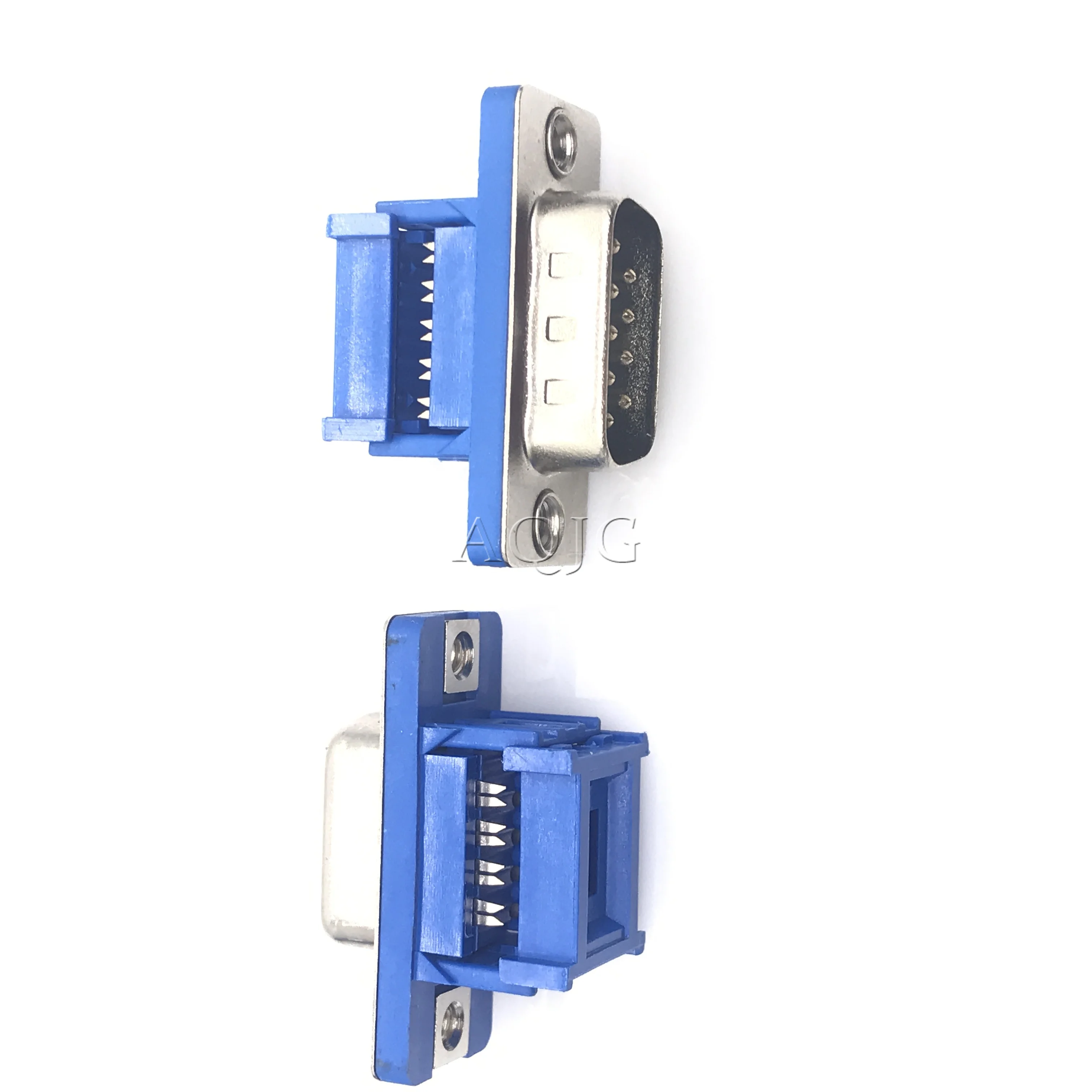 2pcs D-SUB DIDC 9 15 25 Pin DB9 DB15 DB25 DB37 Male Female Head line pressing type connector D SUB DIDC-9P 15P 25P 37P Connector