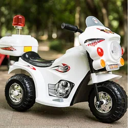 ON SALE!! Price 75 Day The New Children Electric Car Motorcycle Tricycle Baby Stroller Police Toy