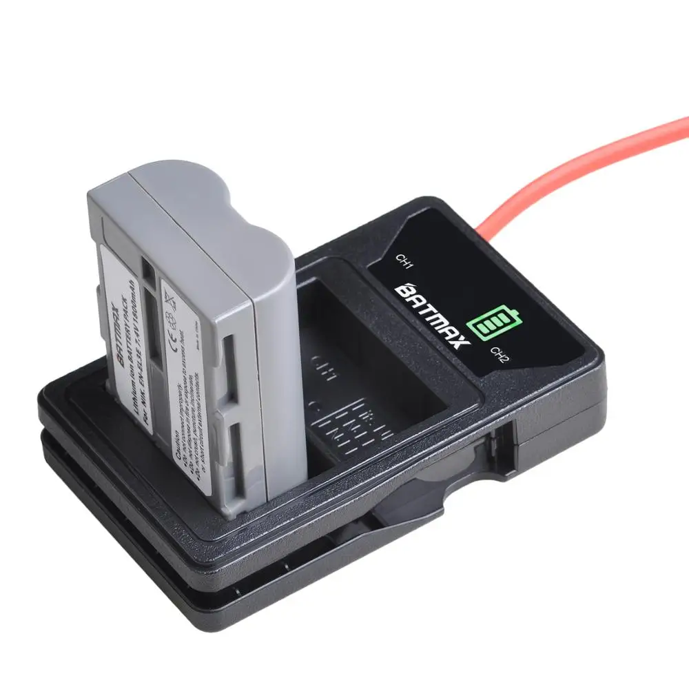 Аккумулятор для камеры 1800 мА · ч и встроенное зарядное устройство USB для Nikon D30 D50 D70 D70S D90 D80 D100 D200 D300