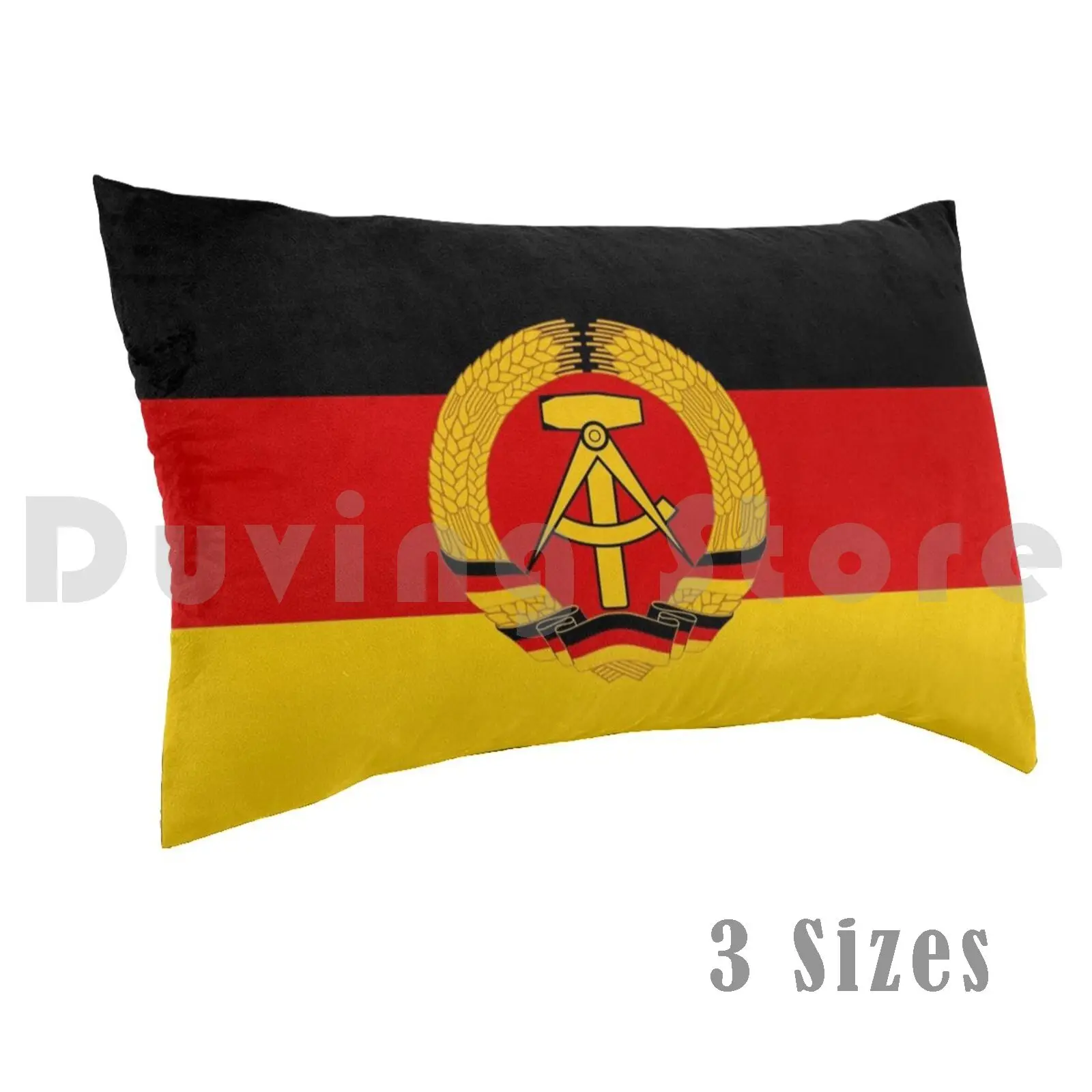 Ddr Flag Pillow Case Printed 50x75 East Germany Ddr Ost Deutschland Berlin Wall Die Wiederverienigung Deutsche