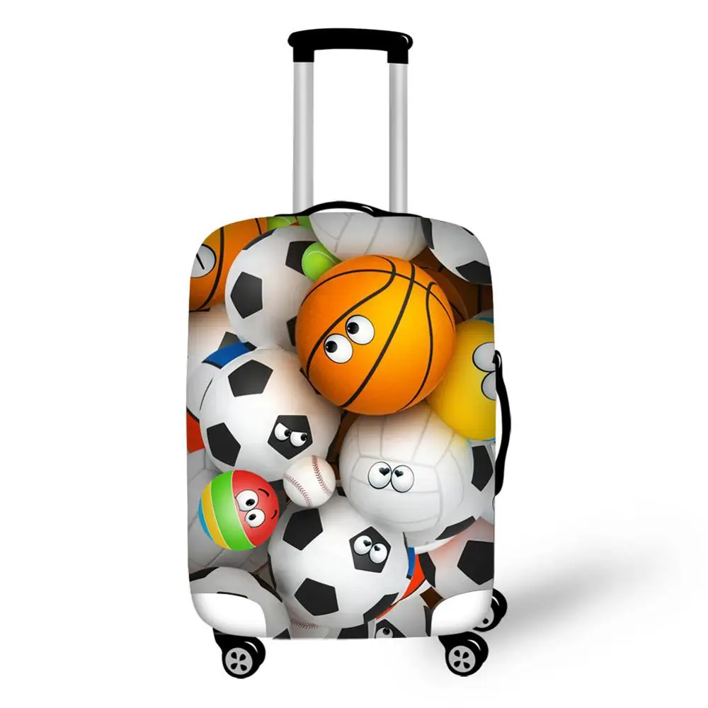 Football Basketball Golf Soccer Patterns Luggage Elastic Suitcase Protective Covers for 18-32 inch Trunk Case luggage Cover Bag