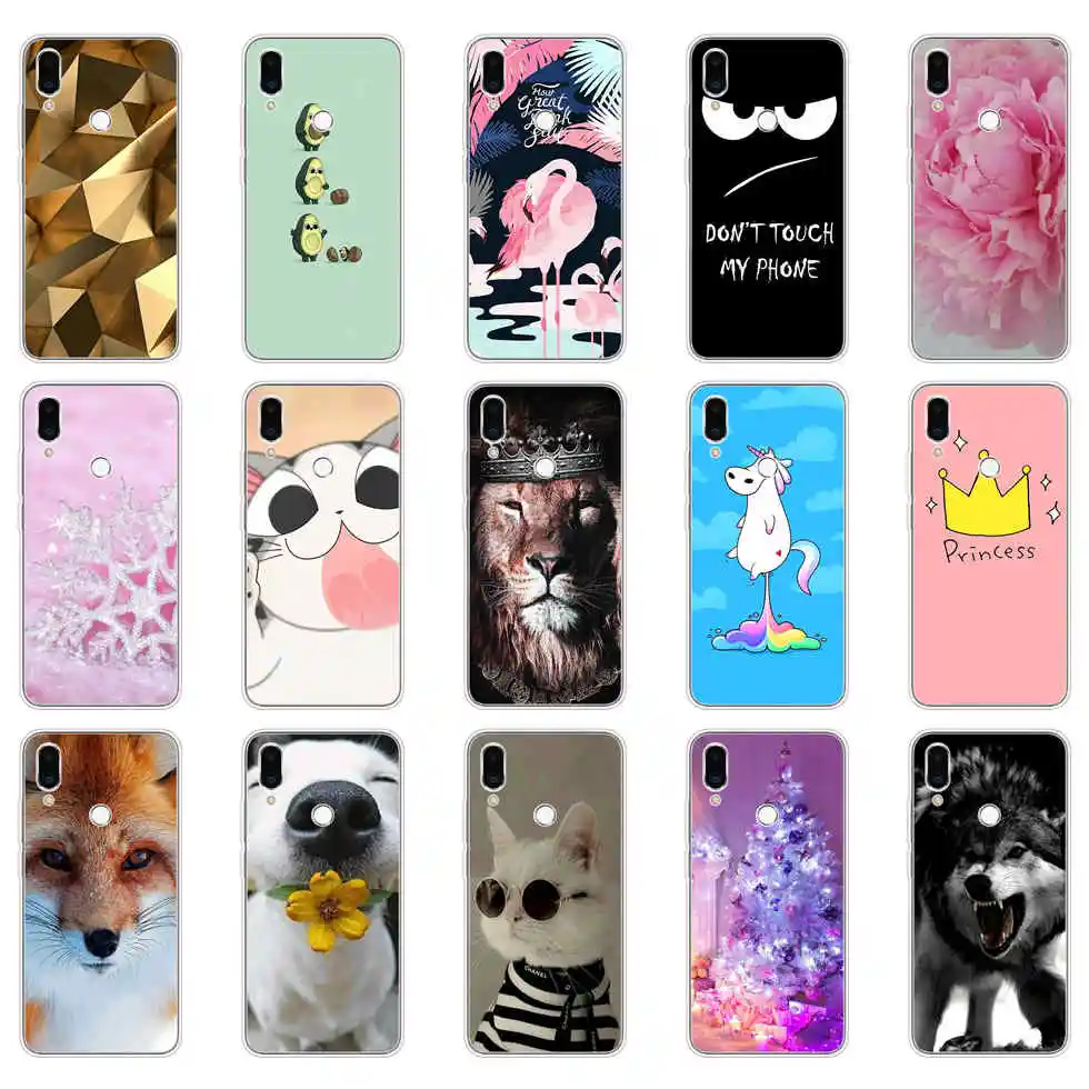 Case Meizu Note 9 Case Protective Soft Silicone TPU Cartoon Phone Case For Meizu Note 9 Note9 M923Q M923H Case Back Cover Bag