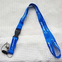 1 PC Blue Boeing Lanyards for Neck Strap for Phone Strap Chaveiro Key Chain llavero Lanyard for ID Card Holder Fashion Neckband