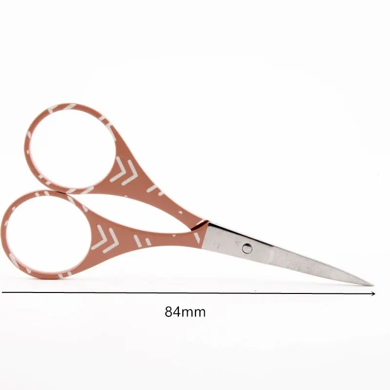 1Pcs 8.4cm Mini Vintage Scissors Extra Small Stainless Steel Embroidery Scissor Mustache Trimming Portable Shears Men Beard