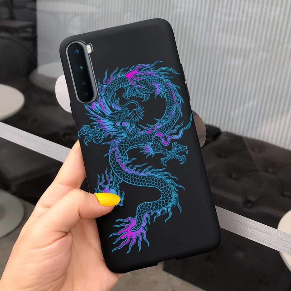 Oneplus Nord 케이스 소프트 실리콘 독특한 동물 드래곤 백 커버, One Plus Nord 1 + Nord 전화 케이스 범퍼 충격 방지 카파