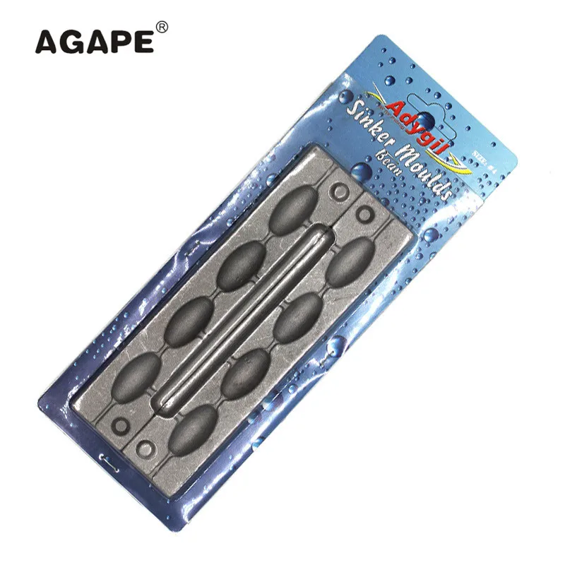 Molde para plomos de frijol Agape DIY ADBESM – 4 cavidades - imagen 5