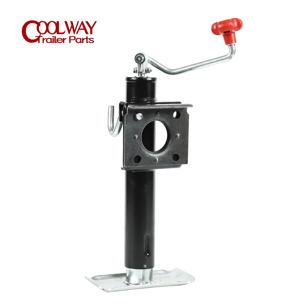 10 Inch Top Swivel Weld-on Trailer Jack Stands Support Legs Corner Steady CAP 2000 LBS Camper RV Parts Caravan Accessories