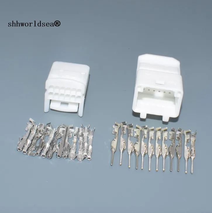 Shhworldsea 12 Pin 0.7mm 1473407-1 1318774-1 samochód kontrola centralna gniazdo kablowe kobieta wtyk męski dla Toyota