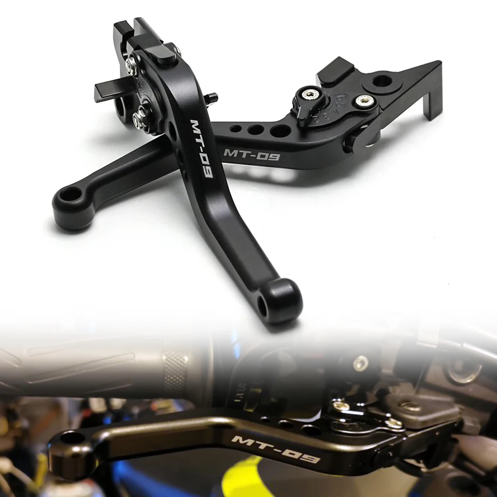 

Короткие рычаги тормоза и сцепления для мотоциклов YAMAHA MT-09 MT09 Tracer 900/GT 2014-2019 2020, регулируемые, левый и правый, на замену