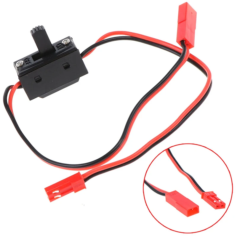 30cm RC Car LED Light Control Power Switch JST Connector Wires for Axial SCX10 90046 HSP TRX4 RC Crawler