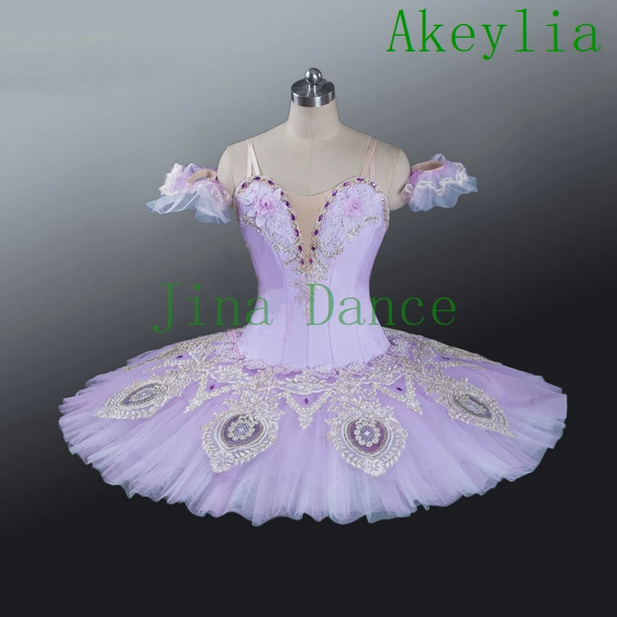 Lilac Ballet Tutu Sleeping Beauty Variation Professional Ballet Competiton Ballet Tutu Dress for girls Nutcracker tutu