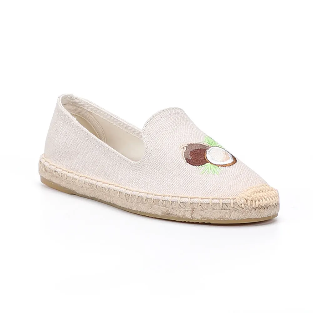 2021 floreale Sapatos a tempo limitato nuovo arrivo piattaforma piatta canapa gomma Slip-on Casual Zapatillas Mujer donna espadrillas scarpe