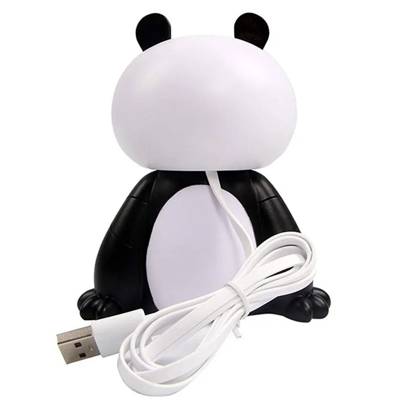 Pelembap Udara Ultrasonik Panda Kartun Mini Pelembap Udara Ultrasonik Pembuat Kabut Pembuat Kabut Pembersih Udara Portabel Mini