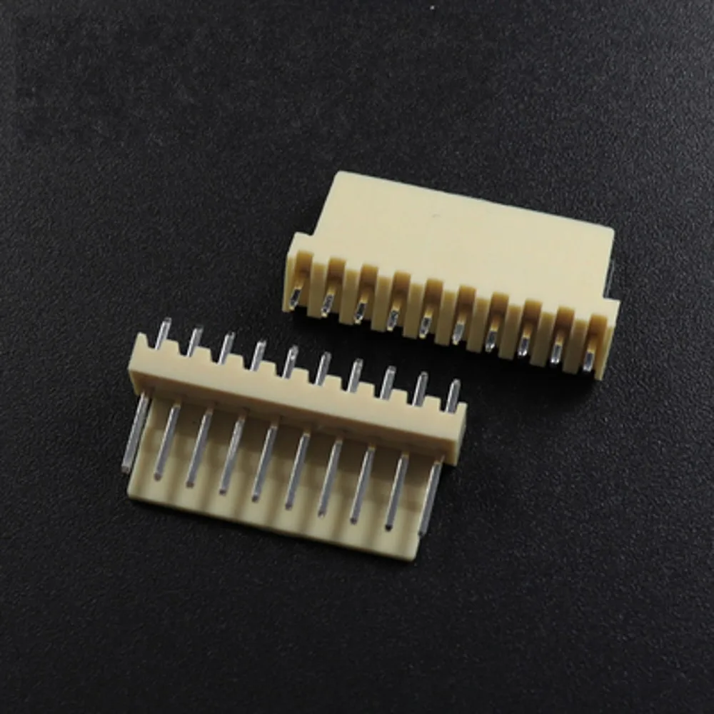 500PCS KF2510 Stecker Kits 2,54mm Pitch JST Stecker 2/3/4/5/6/7/8/9/10P Gerade Rechtwinklig Gehäuse Pin Header – Detail 11