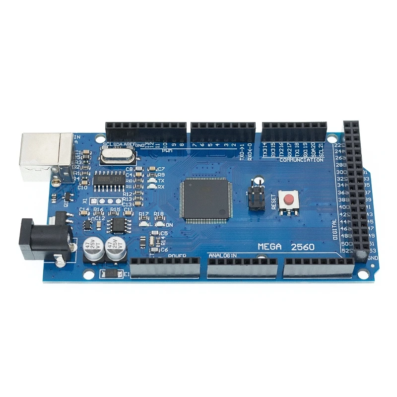 MEGA2560 MEGA 2560 R3 (ATmega2560-16AU CH340G) AVR USB board (lan) para Arduino