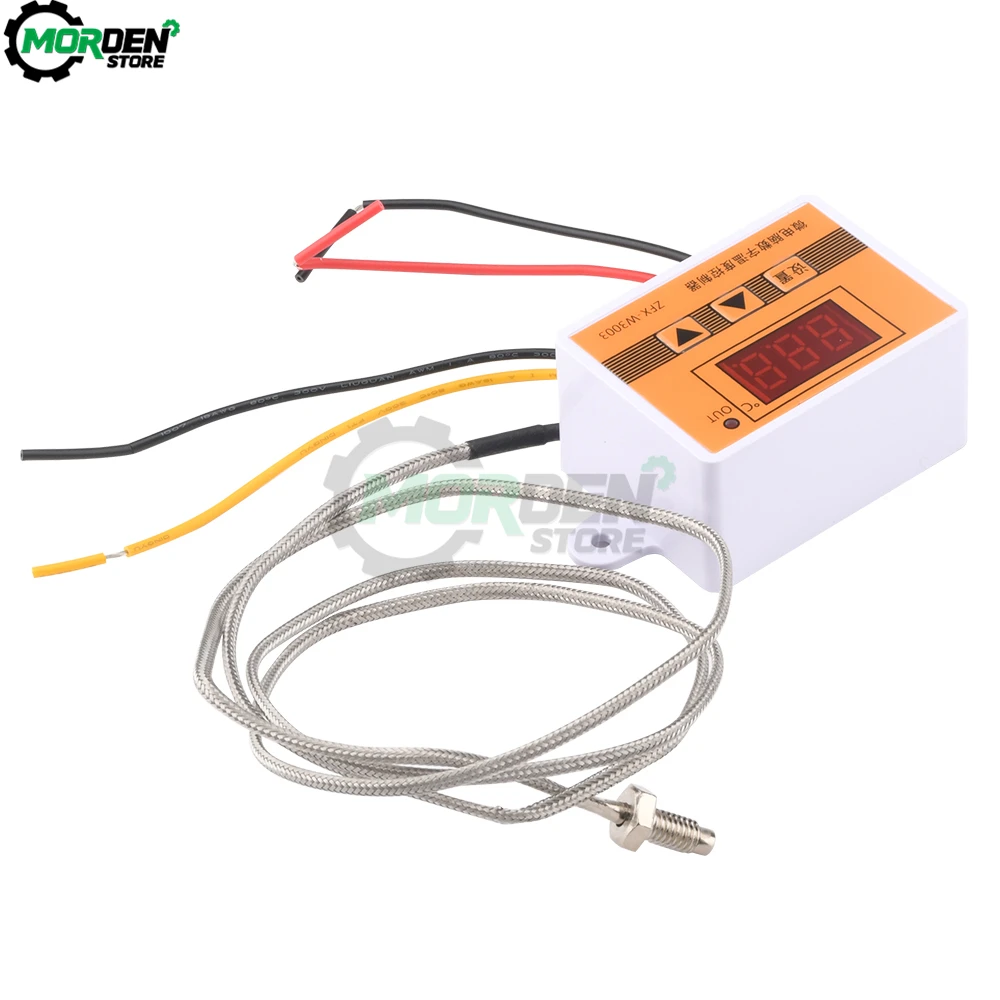 W3003 Micro Temperature Controller Thermostat Thermoregulator  Intelligent Incubator Temp Regulator K-type Thermocouple Sensor