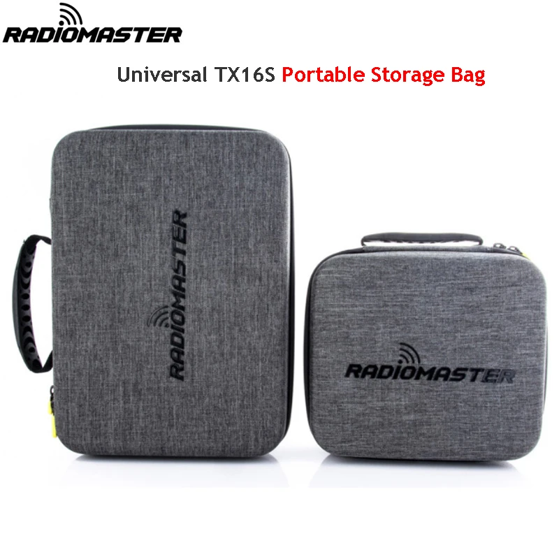 

Radiomaster Universal Portable Storage Bag Remote Control Transmitter Case for TX16S SE TX18S T18 X7 X9D Plus FLYSKY I6S I6X