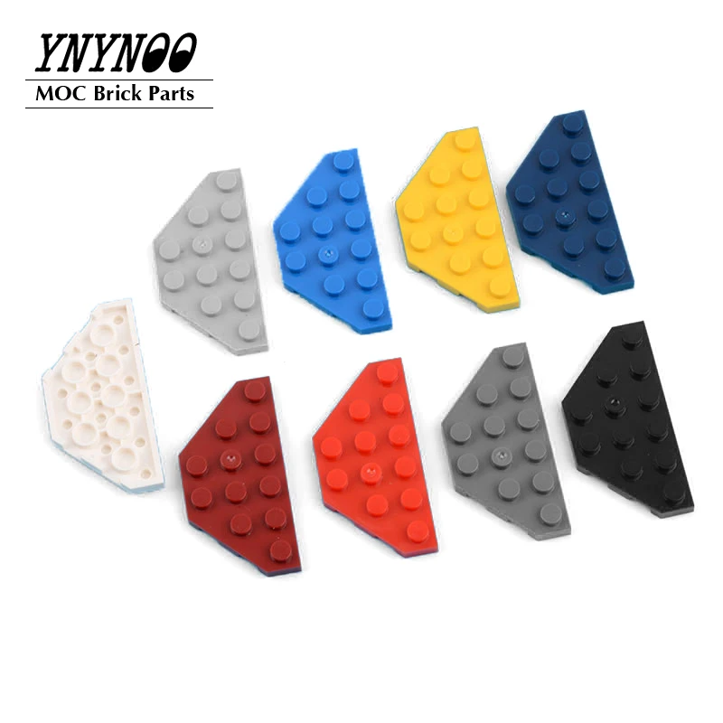 

20Pcs/lot Wedge Plate 3x6 Cut Corners 2419 Plates Angled MOC 43127 Building Blocks Bricks DIY Educational Toys Children Gifts