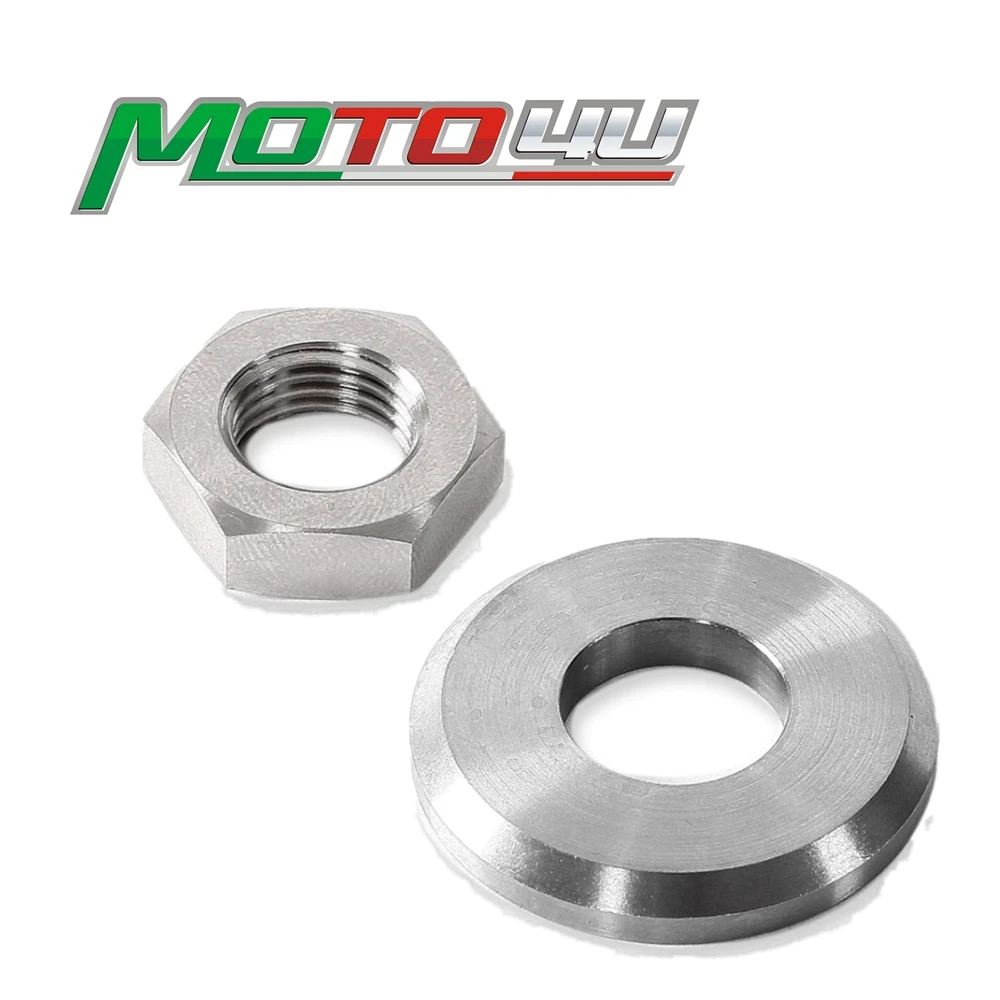 Titanium Rear Spindle Washer & Nut Motorcycle Accessories For BMW R50 R60 R75 R90 R100 R45 R65 R90S