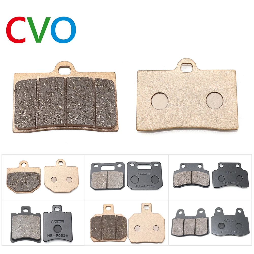 CVO Brake Pads Semi-metallic Resin Disc Motorcycle Electric Bike Motorcycle Bike Accessories Durable for All Models